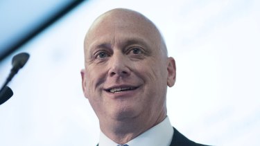 Chief executive Andy Vesey barred political donations by AGL in August 2015.