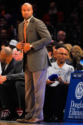 Rookie mentor: Knicks coach Derek Fisher.