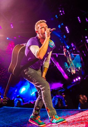 Coldplay on the first of five 2016 Australian shows.