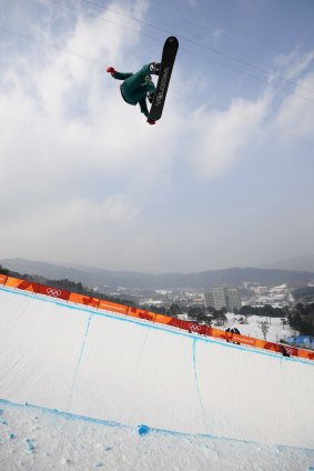 The sky is the limit: Australia's Scotty James in training in Pyeongchang.