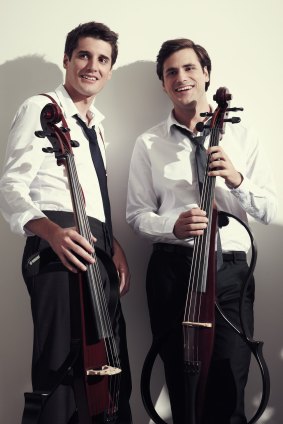 YouTube sensation: Luka Sulic, left, and Stjepan Hauser are 2Cellos.