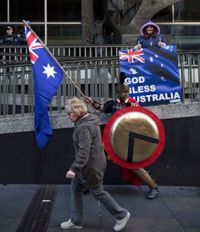 Reclaim Australia rally in Sydney.