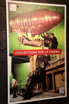 Poster for Lyon's Museum of Miniatures and Cinema.