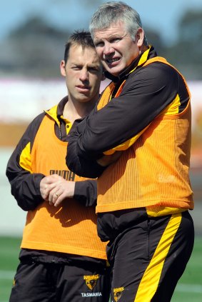 Alastair Clarkson and Danny Frawley will be reunited at Hawthorn in 2015.