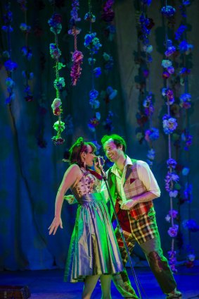  Bell Shakespeare's As You LIke It: Abi Tucker, left, and Gareth Davies.

The Canberra Times

Photo Jamila Toderas