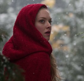 Amanda Seyfried in <i>Red Riding Hood</i>.  
