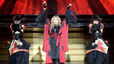 Madonna performed in Brisbane on Wednesday as part of her Rebel Heart Tour.