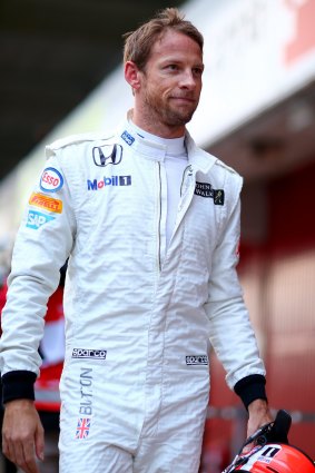 McLaren's Jenson Button.