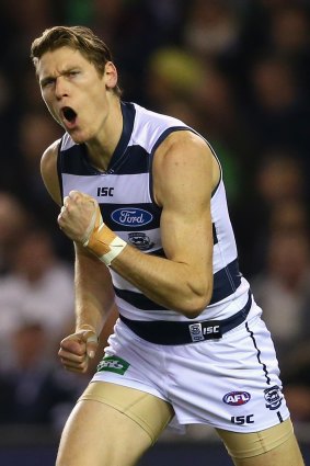 Saturday's match-up against Richmond at the MCGwill be Mark Blicavs' 50th game for Geelong.
