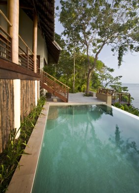 Beachfront pool villa at Kamalaya Thailand.