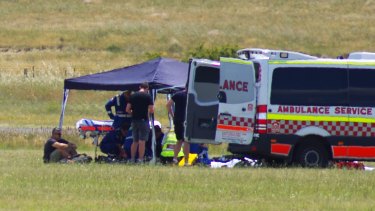 The 14-year-old was taken to Westmead Children's Hospital in a critical condition.