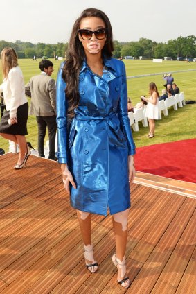 Winnie Harlow attends day one of the Audi Polo Challenge at Coworth Park on May 28, 2016 in London, England.