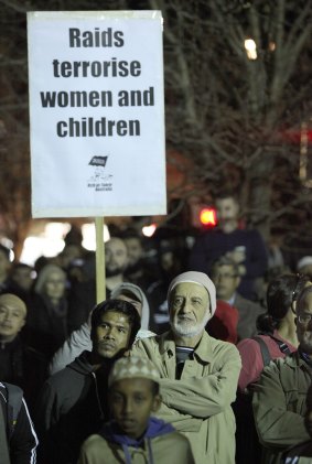 The crowd at Lakemba on Thursday night. 