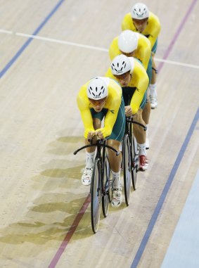 On track: the Australian quartet have set their sights on Rio.