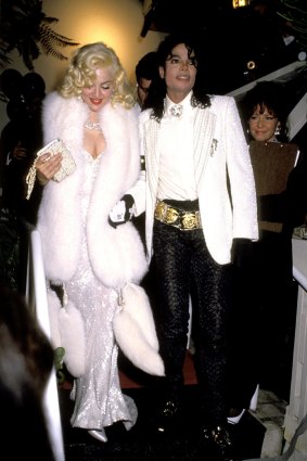 Madonna and Michael Jackson in 1991.
