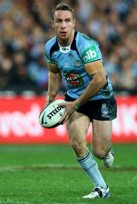 Ready for another crack at Origin: James Maloney played for the Sky Blues in the 2013 series.