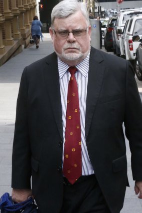 Crown prosecutor Terry Thorpe leaves the NSW Supreme Court on Thursday following a sentence hearing for Corey Breen.