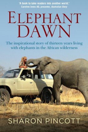 Sharon's book, Elephant Dawn.