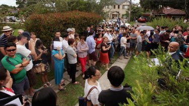 Bidders: Rapid population growth in Sydney is putting pressure on housing stock and property prices.