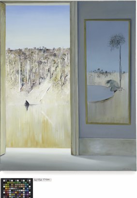 Peter Sculthorpe's Djilile corresponded to Interior with open door, Shoalhaven by Arthur Boyd.