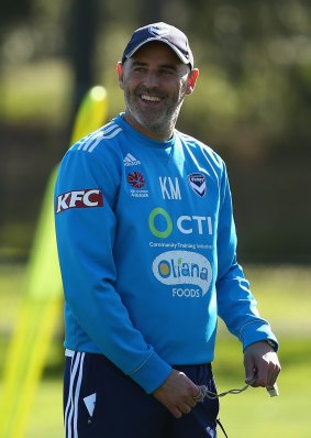 Bring it on: Victory coach Kevin Muscat welcomes pressure ahead of Friday night.