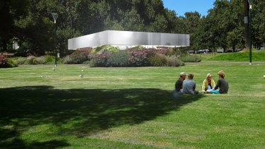 Rem Koolhaas and David Gianotten's design for the 2017 MPavilion.