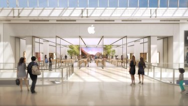 Chadstone Apple Triples Size