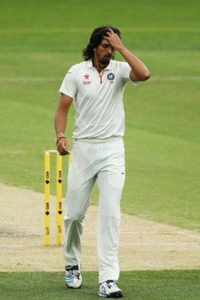 Late in the day, Ishant Sharma sprayed five wides down the leg side.