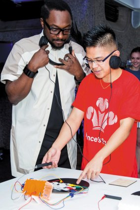 Will.i.am at the Think It Up education initiative in California last year
