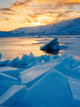 Iceland’s striking landscape in winter.
