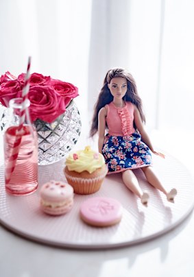 Barbie Fashionista children's high tea at the Langham Hotel.