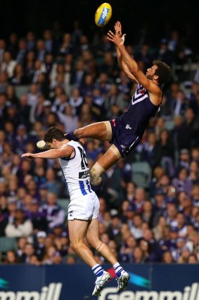 High hopes: Fremantle's Zac Clarke has caught the attention of Essendon.