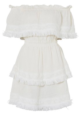 2. Steele Avery Dress in white.