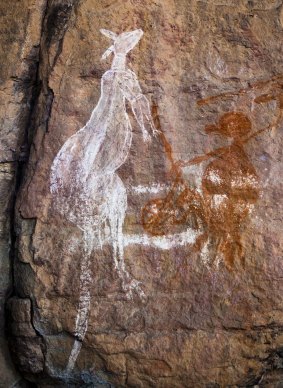 Nourlangie Aboriginal rock art, Kakadu National Park.
