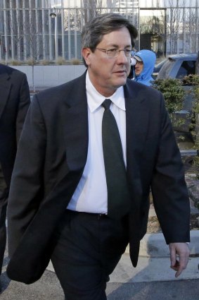 Jeffs leaves the courthouse on Sunday.