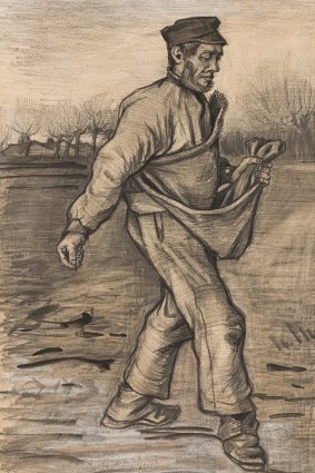 Vincent van Gogh, The sower,  1882.
