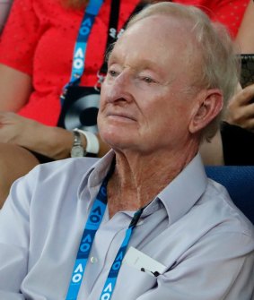 Strong views: Former grand slam champion Rod Laver is tipping big things to come from Australia's Nick Kyrgios.