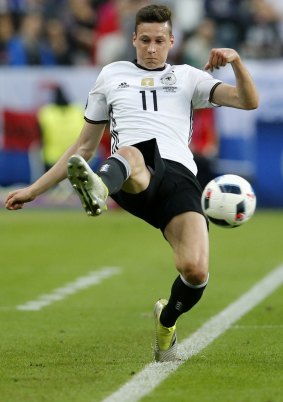 Julian Draxler found the net for Germany against Slovakia on Sunday.
