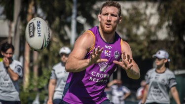Returning Melbourne Storm veteran Ryan Hoffman is embracing the club's faster training program heading into 2018.