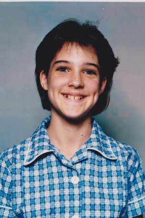 Jo Stanley as a 13-year-old. 