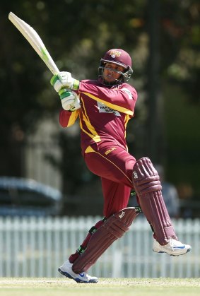Usman Kjawaja scored 38 before being caught behind off a ball from John Hastings.