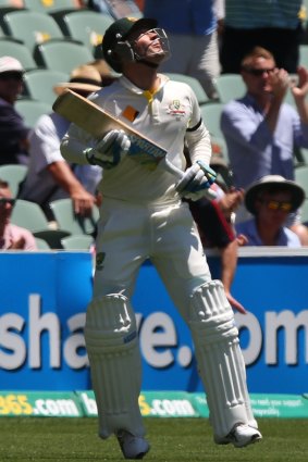 Michael Clarke was applauded as he came on to bat.