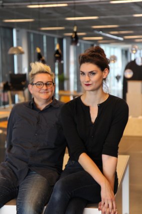 RMIT lecturer Dr Judith Glover (left) and student Victoria Cullen run the world's first university course in sex toy design. 