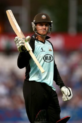 Jason Roy in action for Surrey.