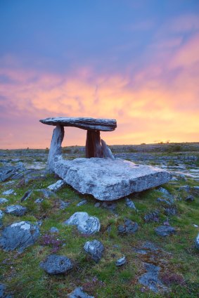 A neolithic tomb in County Clare.