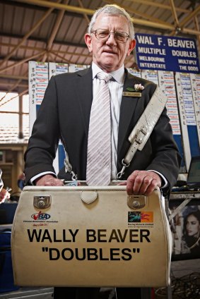 Wally Beaver says being a bookie now is more of a hobby for him. 