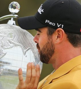Nick Cullen embraces his Masters trophy.