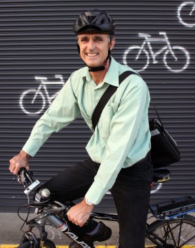 Bicycle Queensland CEO Ben Wilson says getting more passengers switching to bicycles would be a "win-win".