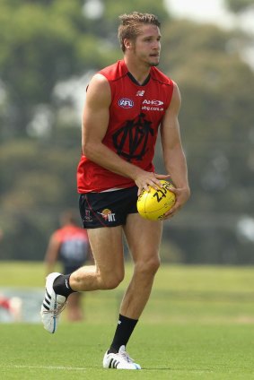 Hype: Melbourne youngster Jesse Hogan.