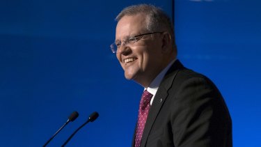 Treasurer Scott Morrison speaks at the Melbourne Institute's 2015 Economic and Social Outlook Conference.